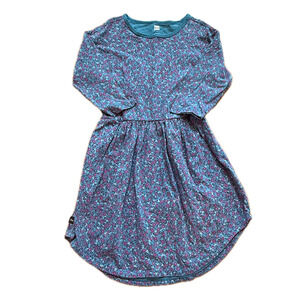 Tea Collection Girls Blue Floral Dress size: 5T